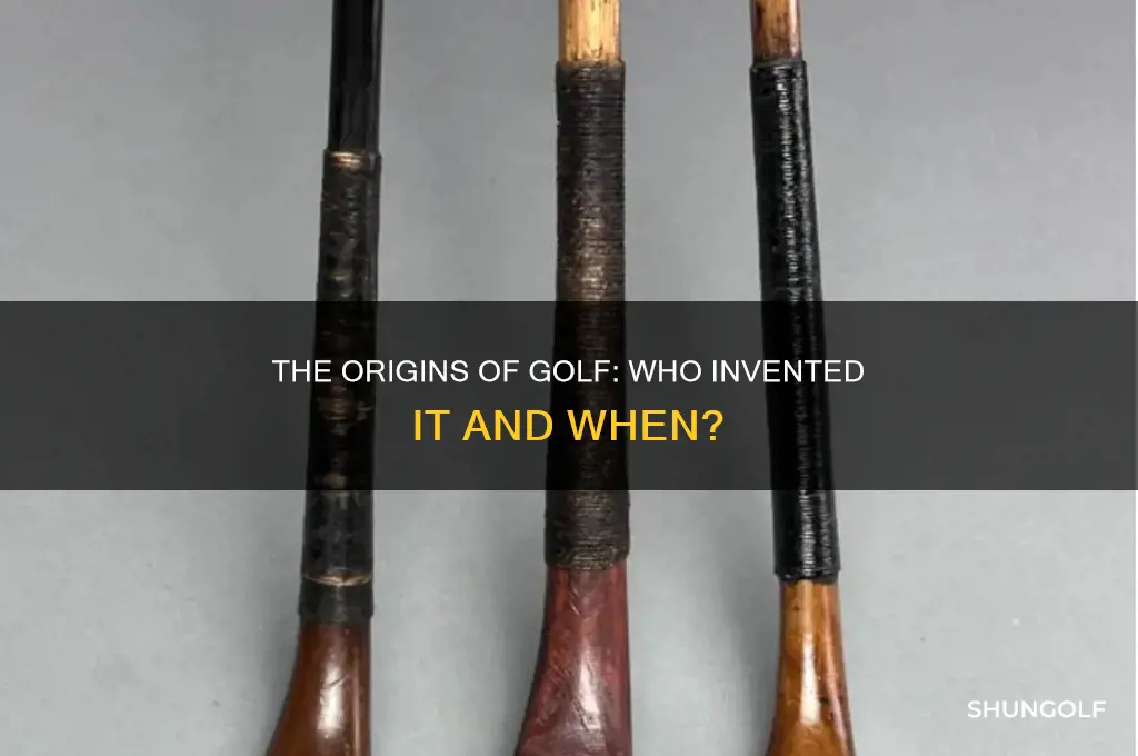 when was golf invented and by whom