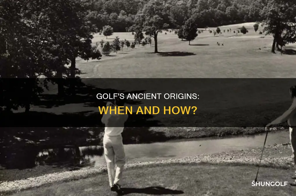 when was golf invented hoq