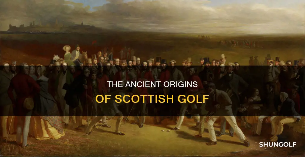 when was golf invented in scotland