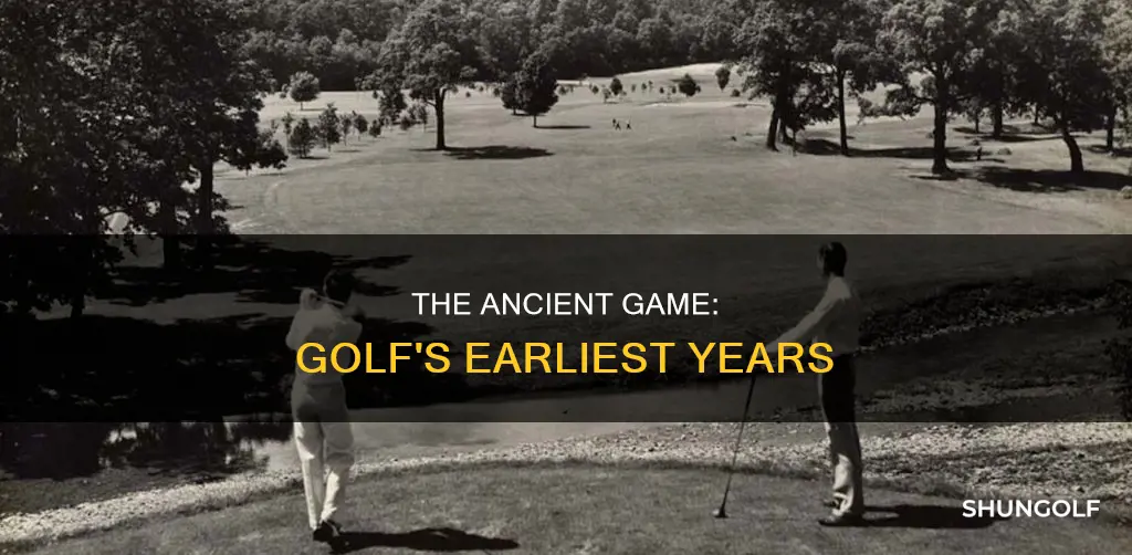when was golf invented year