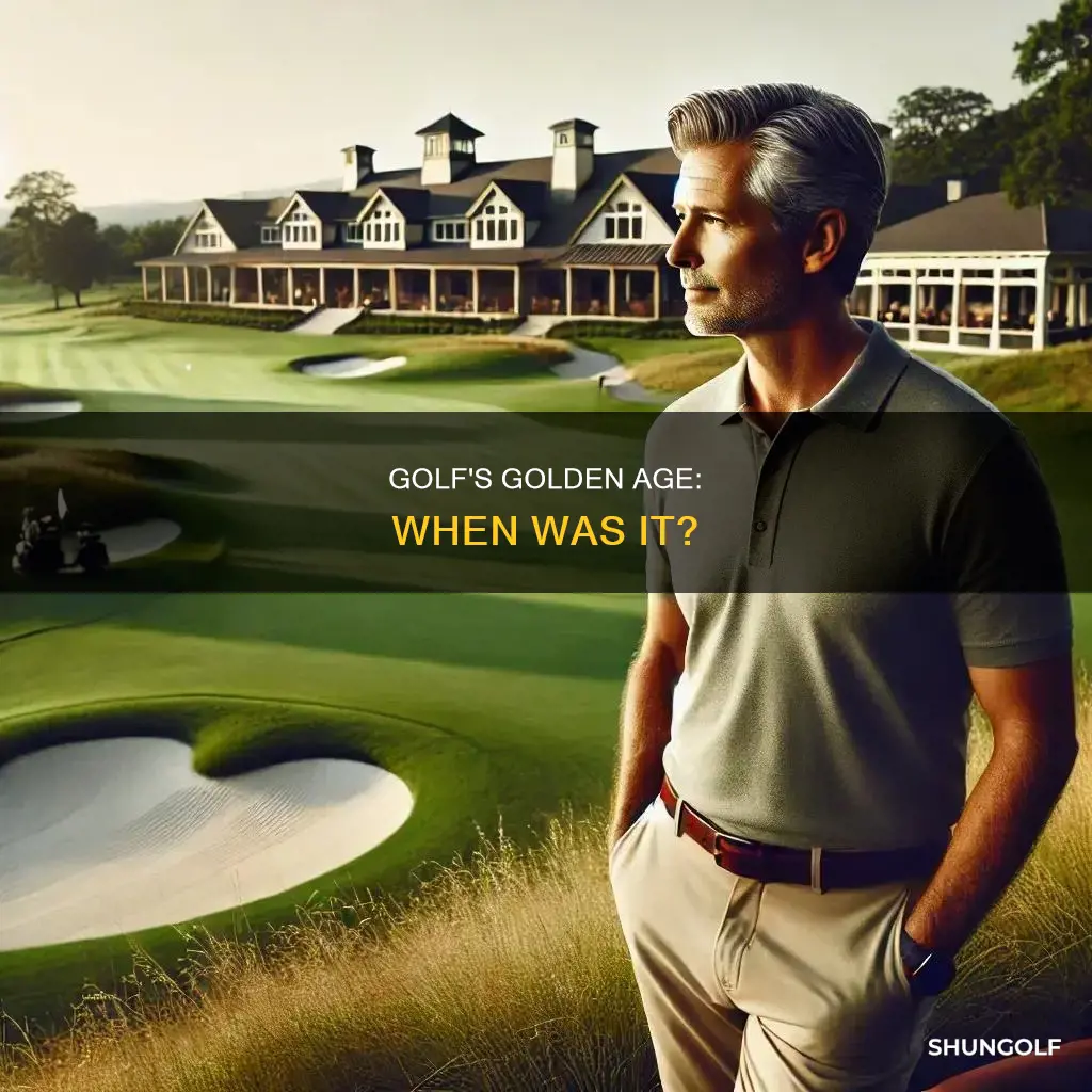 when was golf most popular
