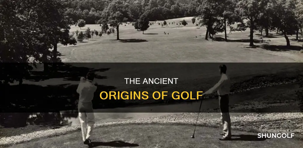 when was golf originally created