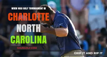 Exploring Charlotte, NC's Historic Golf Tournament Timeline and Legacy