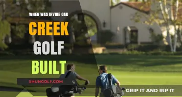 Exploring the History of Irvine Oak Creek Golf Course Construction