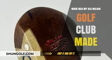 Dating Your Vintage Wilson Golf Club: A Historical Guide
