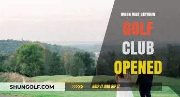 Discovering Skyview Golf Club's Opening Year and History