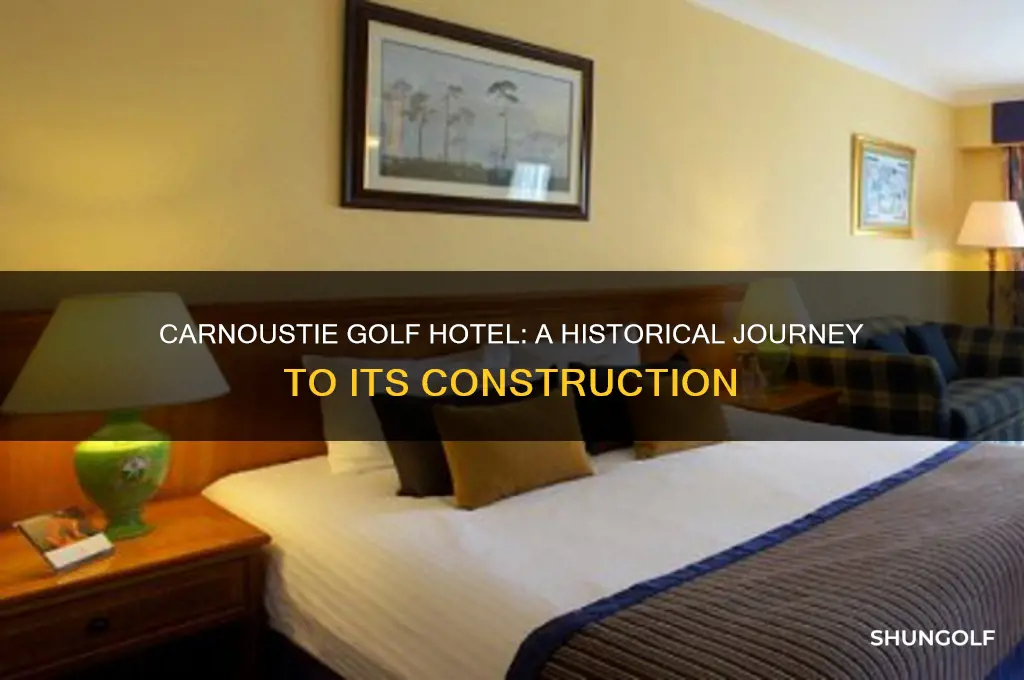 when was the carnoustie golf hotel built