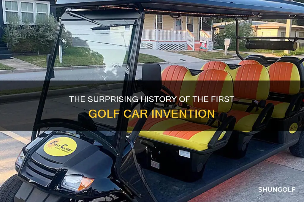 when was the first golf car made