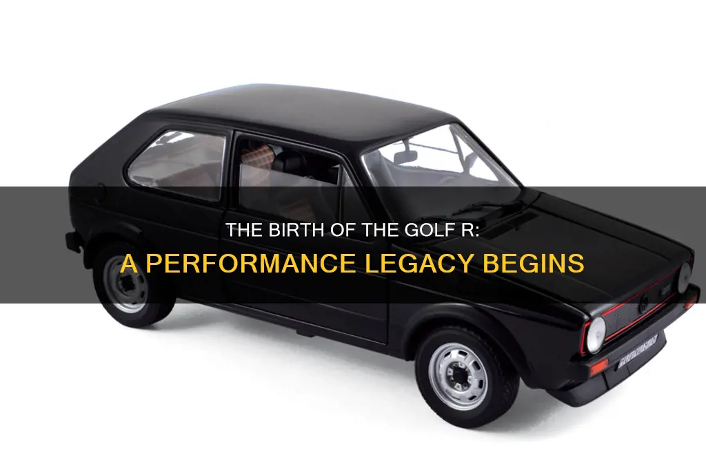 when was the first golf r made
