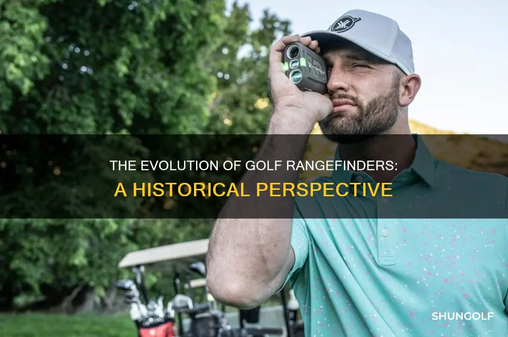 when was the first golf rangefinders created