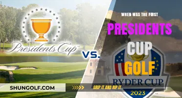 The Inaugural Presidents Cup Golf Tournament: A Historic Overview