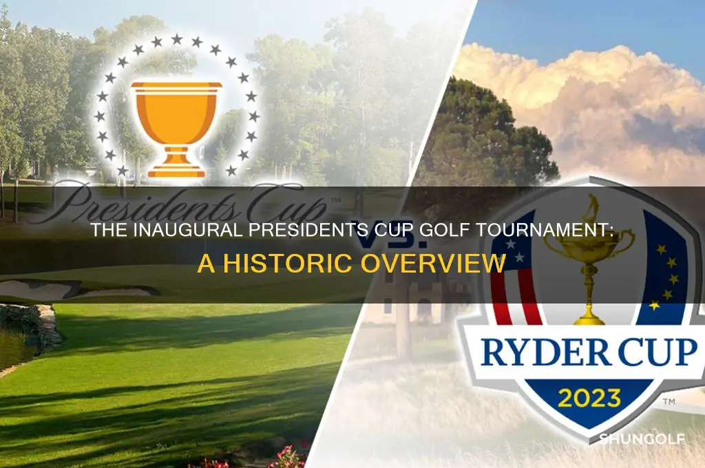 when was the first presidents cup golf
