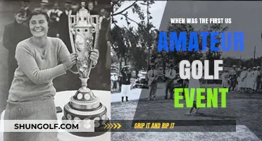 The Origins of US Amateur Golf: A Historical First Event