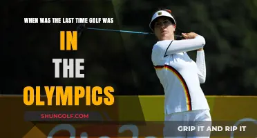 Golf's Olympic Return: A Historical Overview of Its Last Appearance
