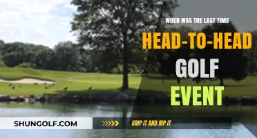 Revisiting the Latest Head-to-Head Golf Showdown: When Did It Happen?
