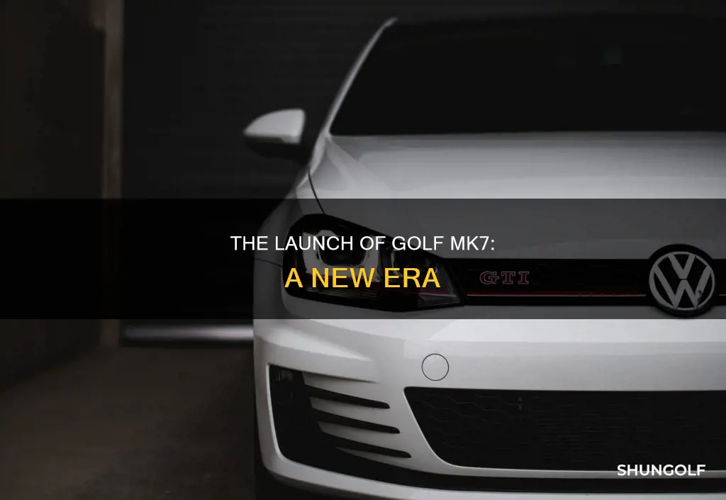 when was the mk7 golf launched