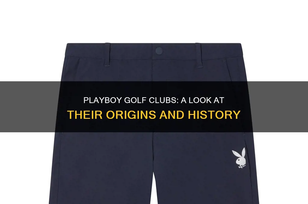 when was the playboy golf clubs made
