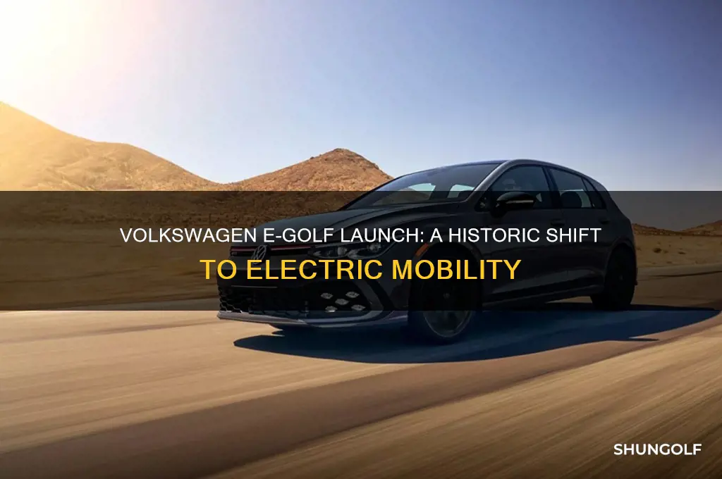 when was the volkswagen e-golf introduced