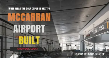 When Was the McCarran Airport Golf Course Built?