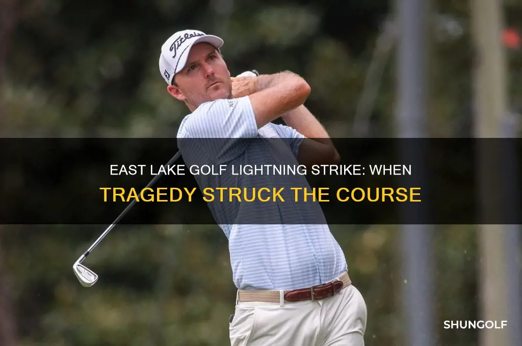 when were people struck by lightning at east lake golf