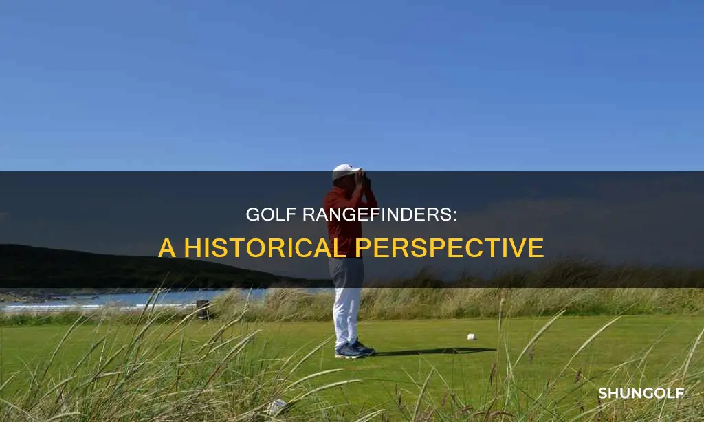 when were rangefinders invented for golf