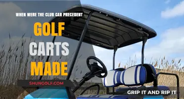 Club Car Precedent Golf Carts: A Look at Their Production Years