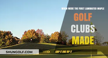 The Origins of Laminated Maple Golf Clubs: A Historical Overview