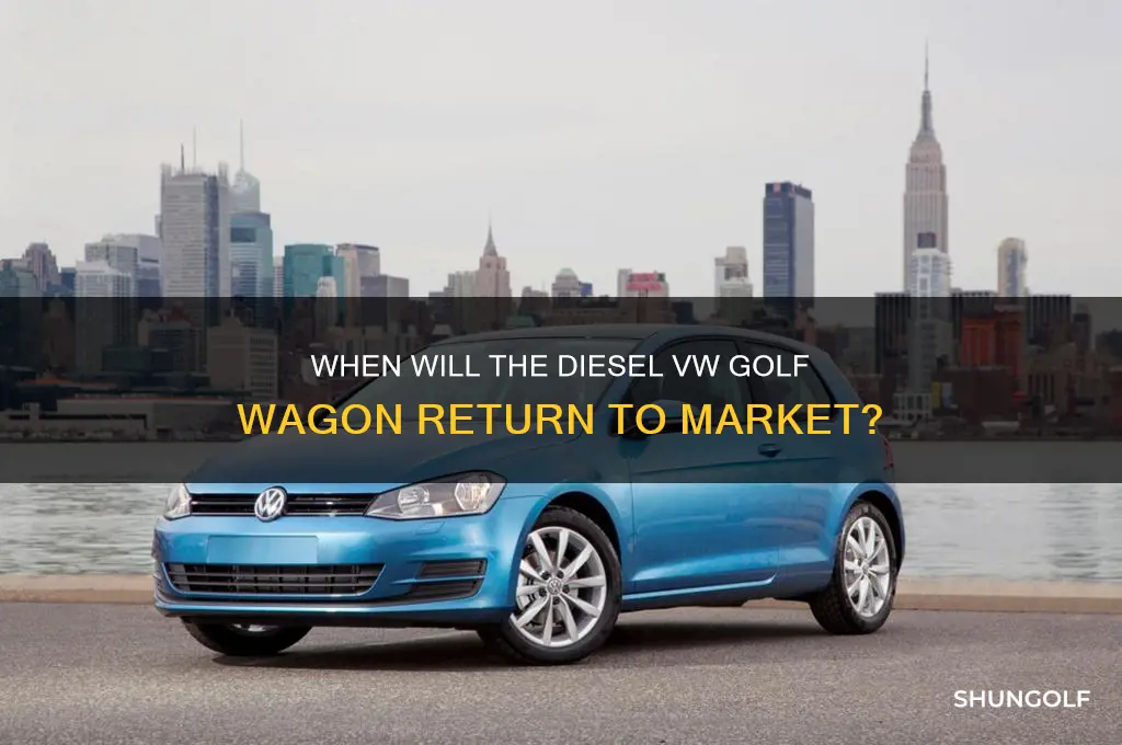 when will dieselvw golf wagon be available again