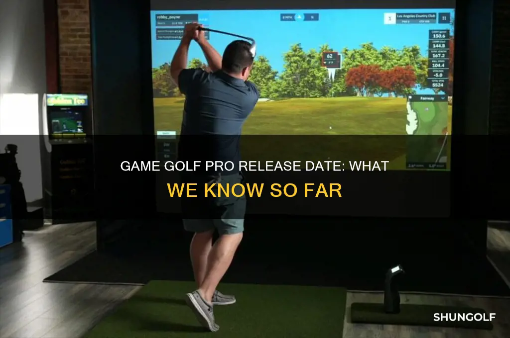 when will game golf pro be released