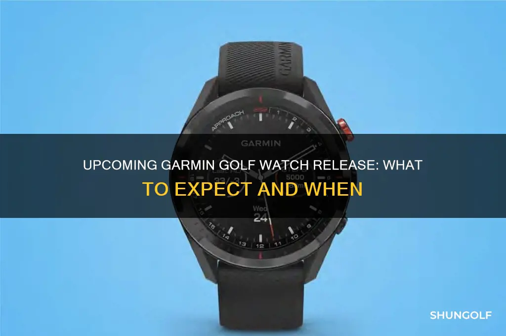 when will garmin release new golf watch