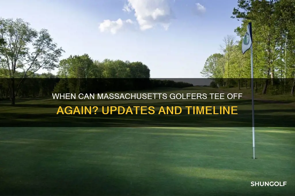 when will golf be allowed in massachusetts