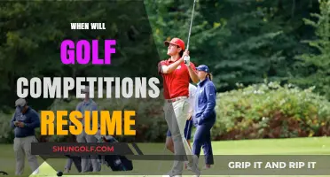 When Will Golf Competitions Resume? Latest Updates and Predictions
