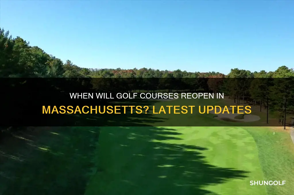 when will golf open in mass