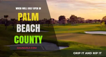 Palm Beach County Golf Courses: Reopening Dates and Guidelines