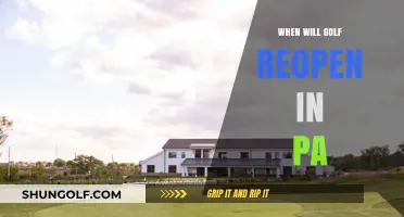 PA Golf Courses Reopening: When Can Players Tee Off Again?