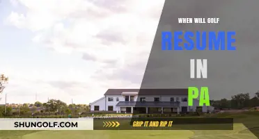 PA Golf Resumes: When Will Courses Reopen in Pennsylvania?