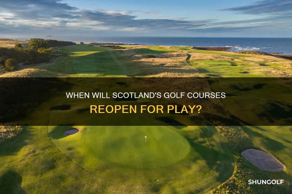 when will golf start in scotland