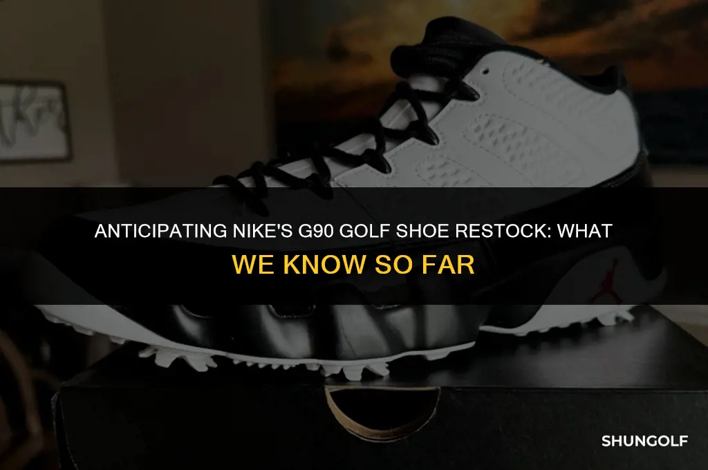 when will nike restocks g90 golf shoes