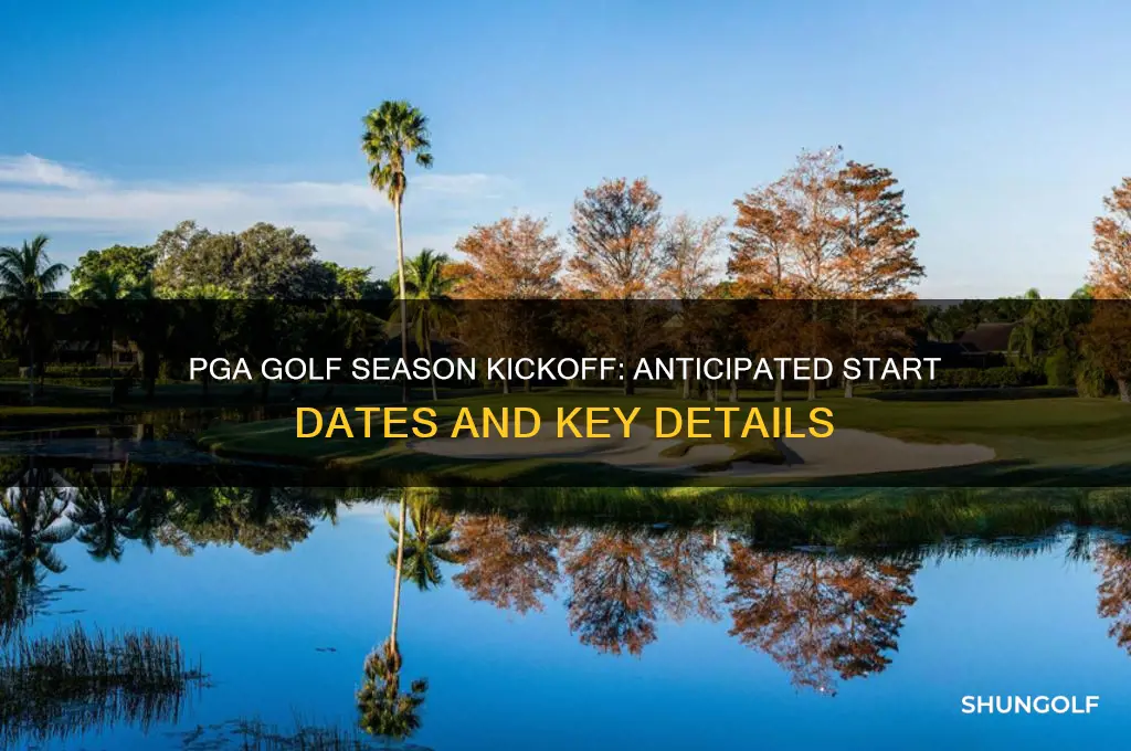 when will pga golf start