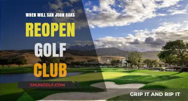 San Juan Oaks Golf Club Reopening: Updates and Expected Timeline