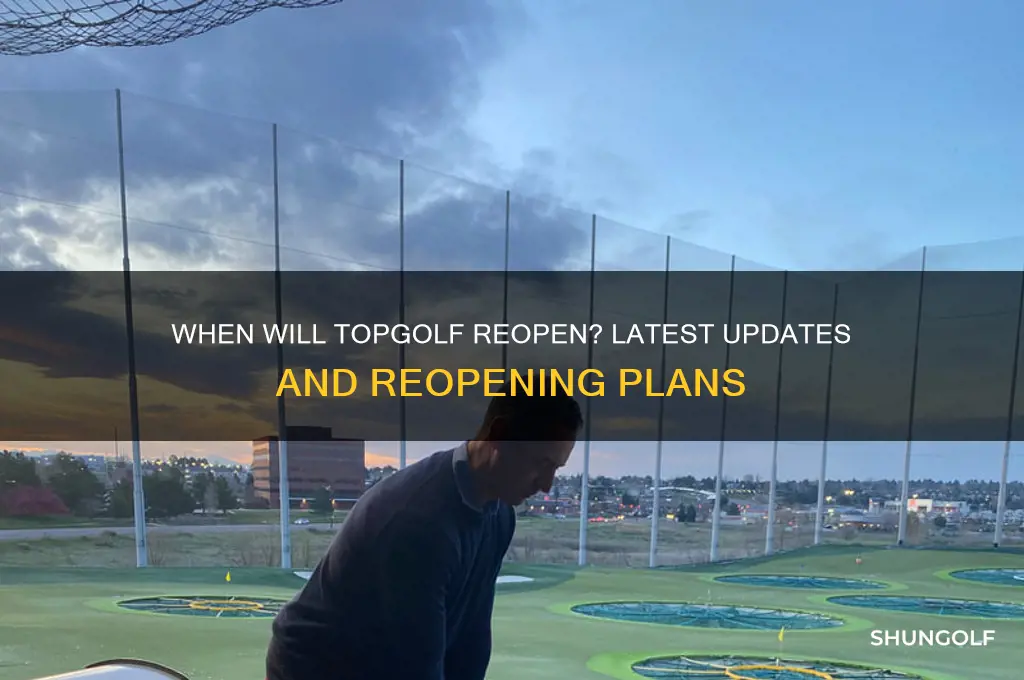 when will top golf reopen