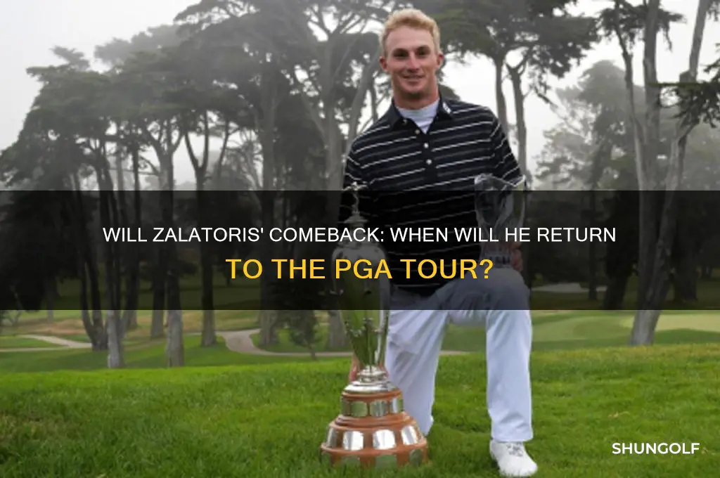 when will will zalatoris return to golf