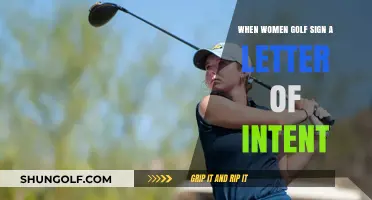Empowering Women's Golf: Signing Letters of Intent for Collegiate Success