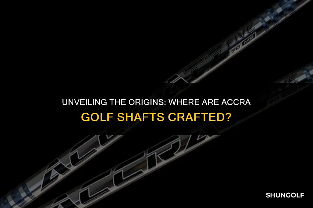 where are accra golf shafts made