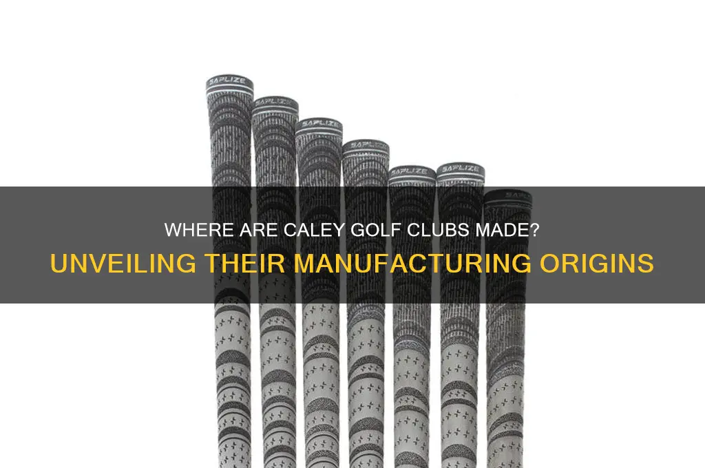 where are caley golf clubs made