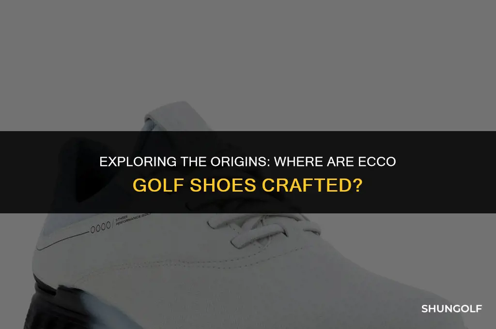 where are ecco golf shoes made