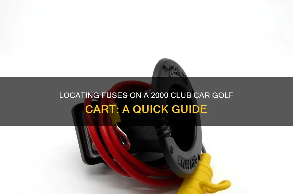 where are fuses on a 2000 club car golf cart