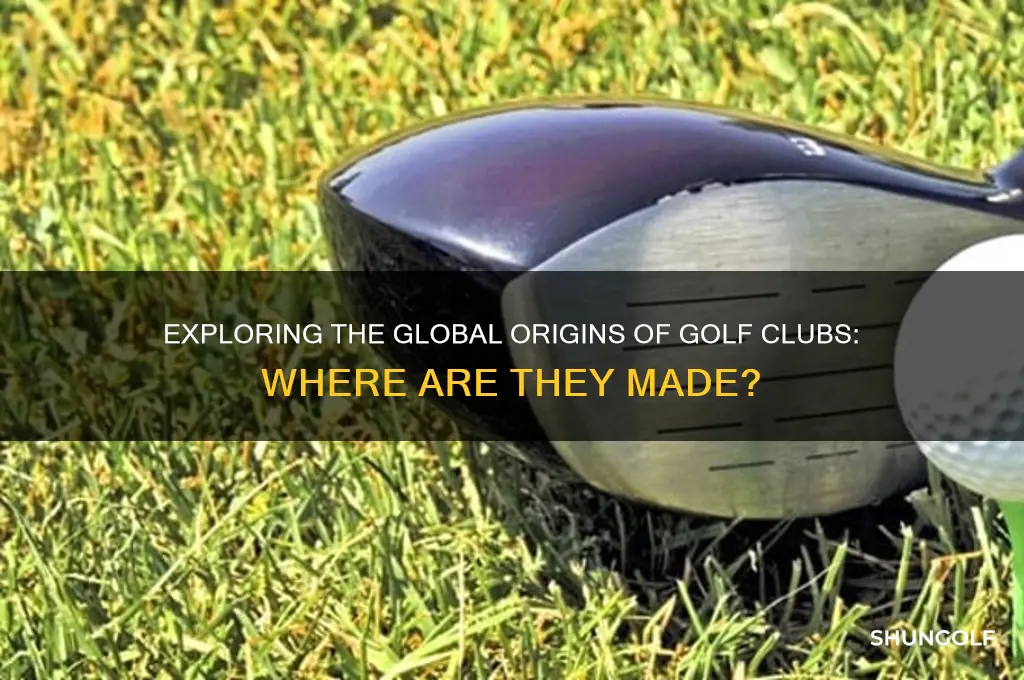 where are golf clubs made