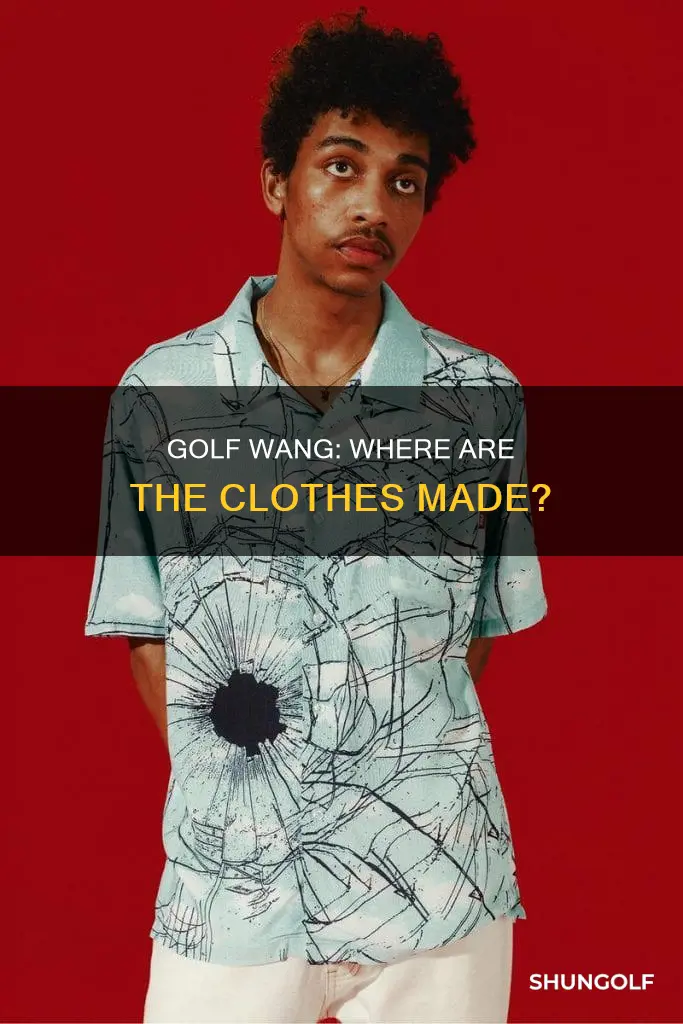 where are golf wang clothes made