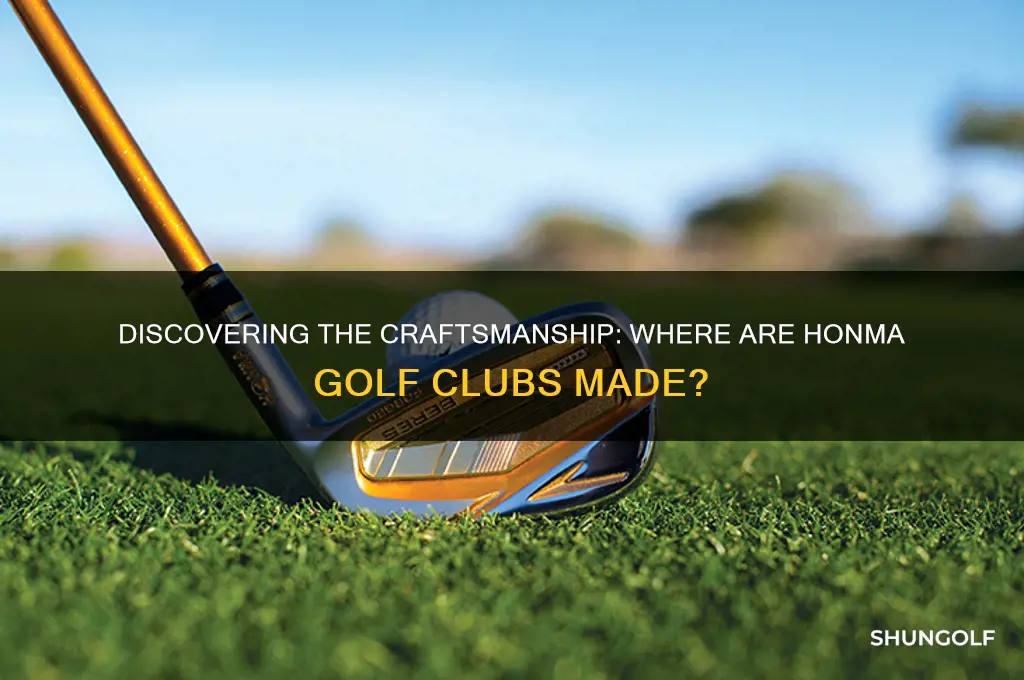 where are honma golf clubs made